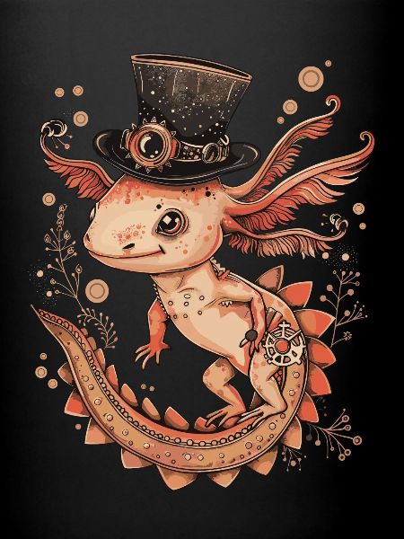 Steampunk Axolotl