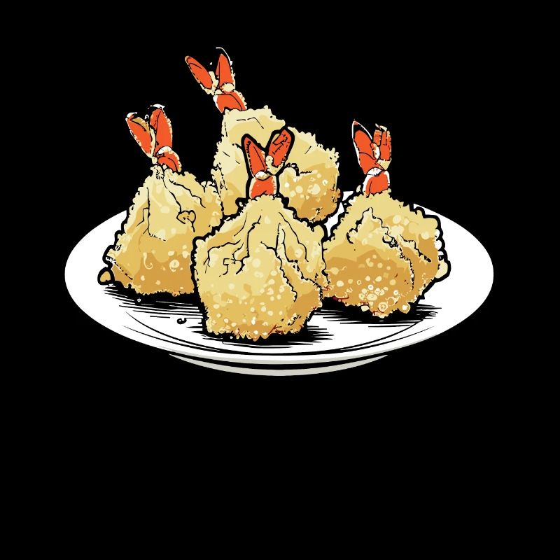 RF Nourriture Chinoise Crabe Rangoon Mème Drôle