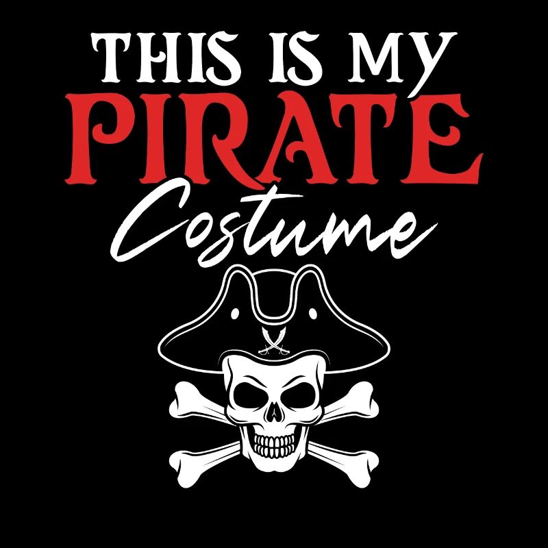 C’est mon costume de pirate crâne Pirate à os croisé