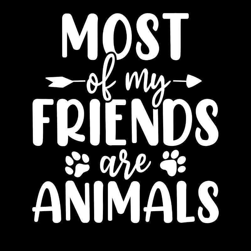 La plupart de mes amis sont des animaux de compagnie