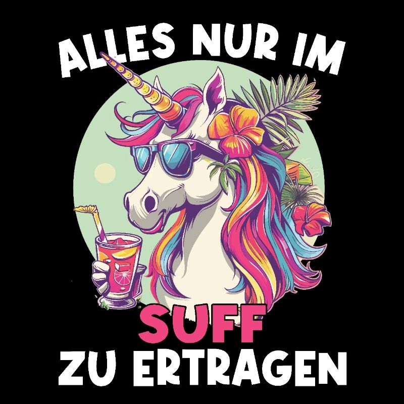 Buntes Erfrischendes Cocktail Einhorn