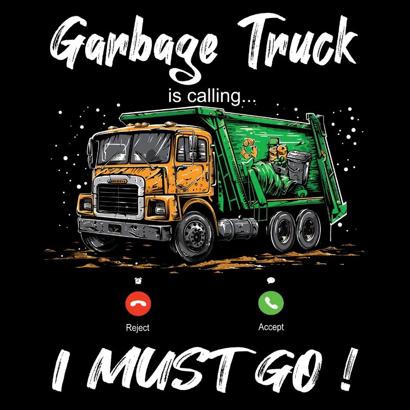 Garbage truck driver for sanitation workers