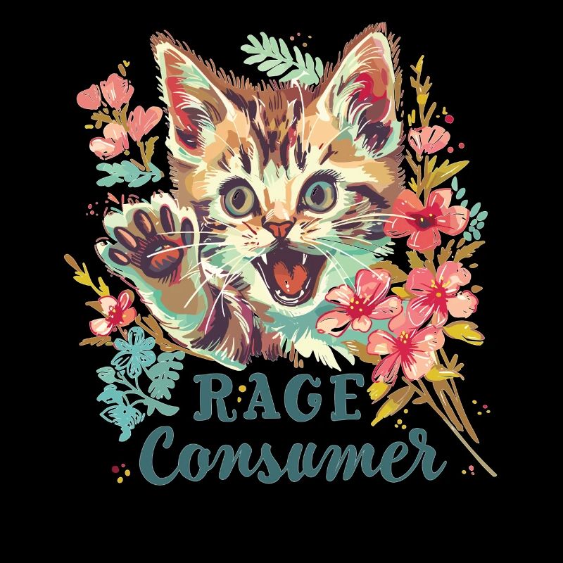La rage du chat me consume Humour Mème