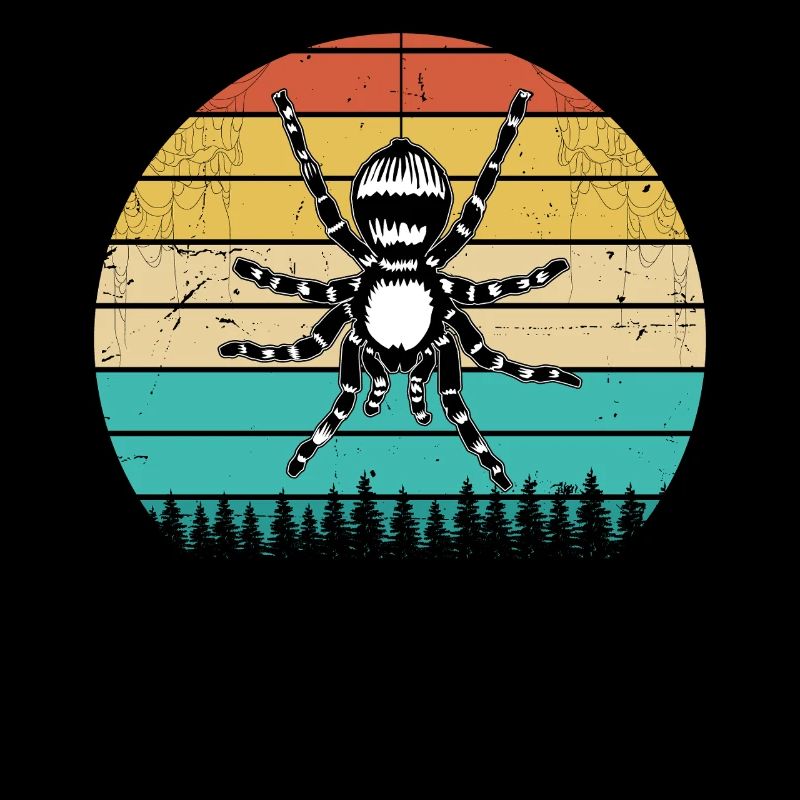 Funny Spiders Retro Arachnid Tarantula Spiders