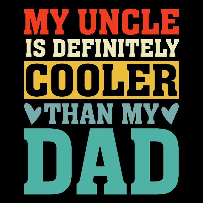 Mon oncle est définitivement plus cool que mon père rétro