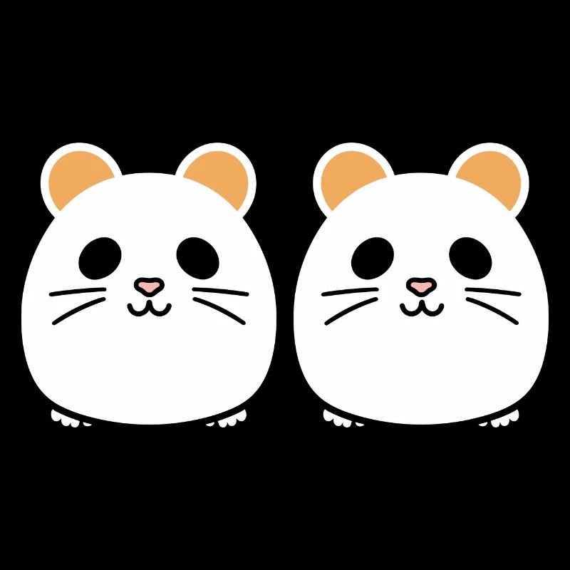 Mignon Humour petit hamster
