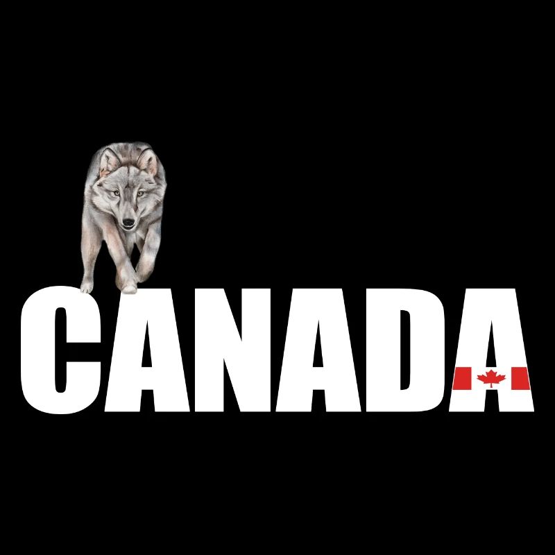 Canada with Wolf