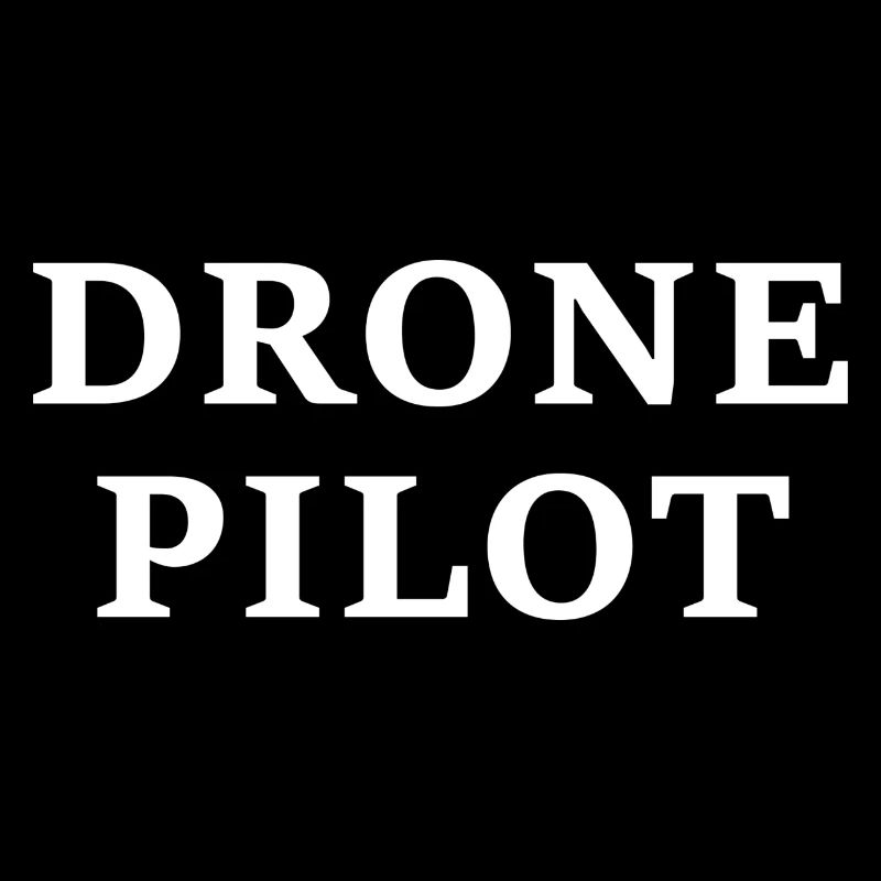 Logo de pilote de drone blanc