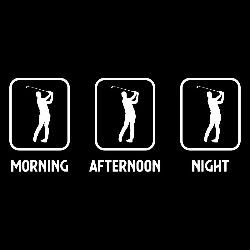 Morning, afternoon, evening and golf - (3)