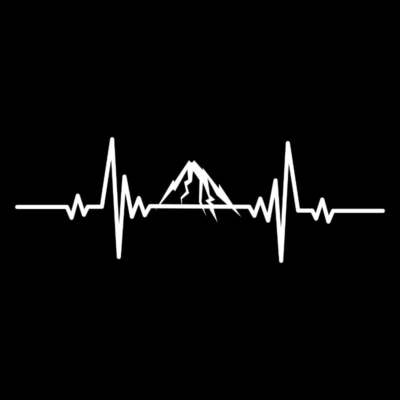 Heartbeat Snow-Capped Mountain