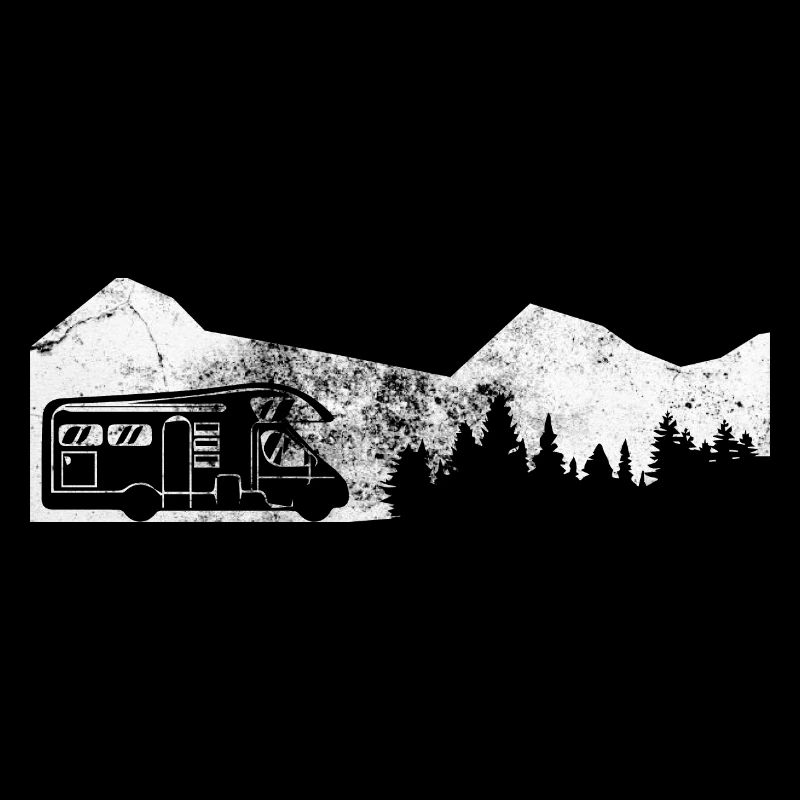 Mountain - Trees - Campervan - (2)