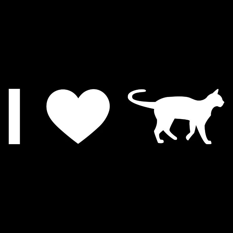 I heart and cat -