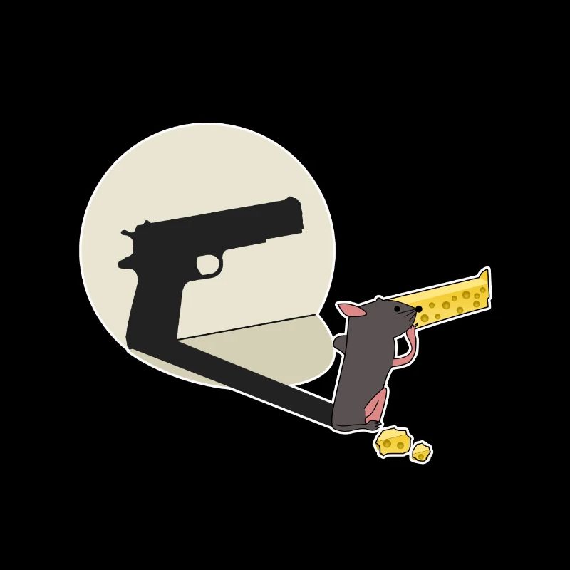 Shadow game rat gun gun funny gift