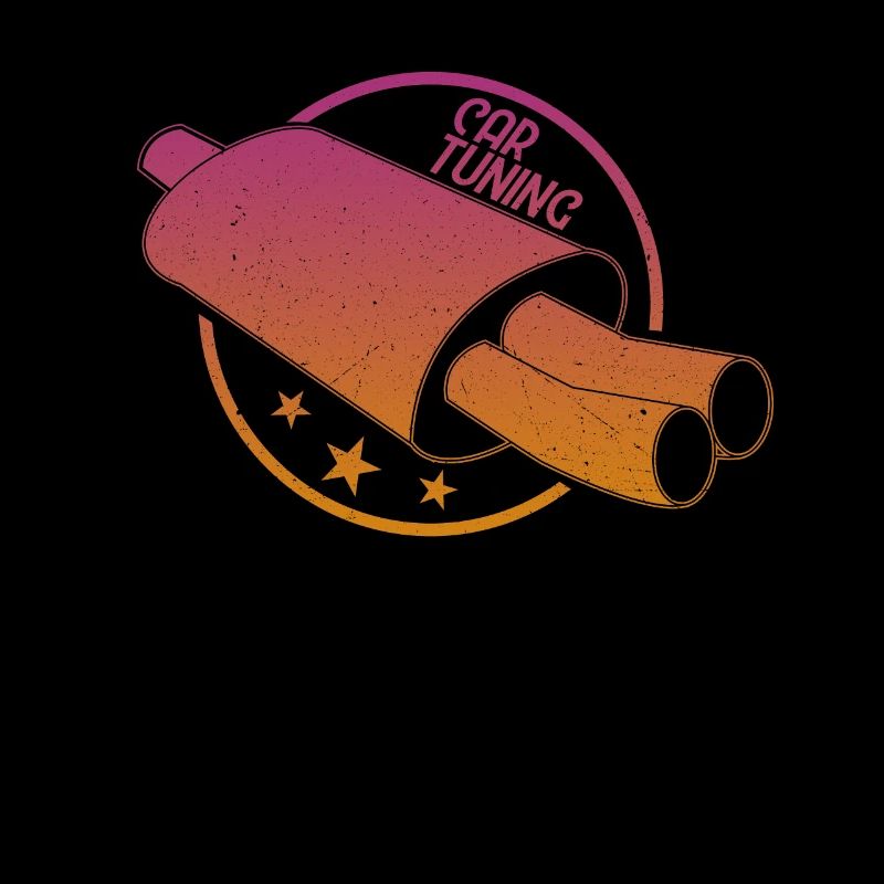Auto Tuning Auspuff retro Geschenkidee