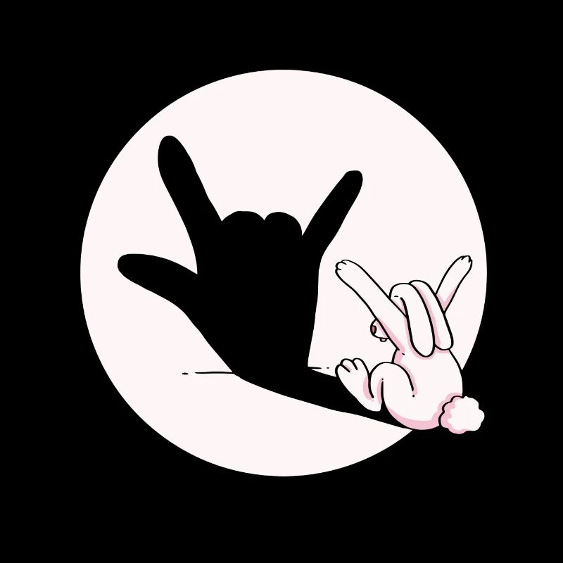 hase Metal rock n roll teufel Geschenk Ostern