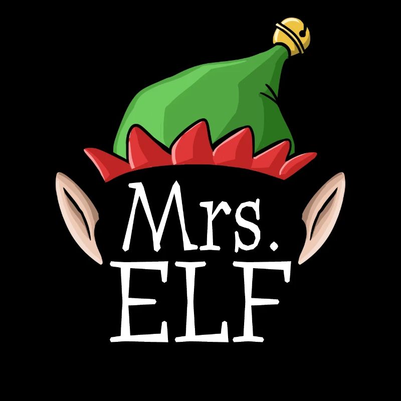 Mme Elfe Épouse - Amie Xmas Conception de Noël