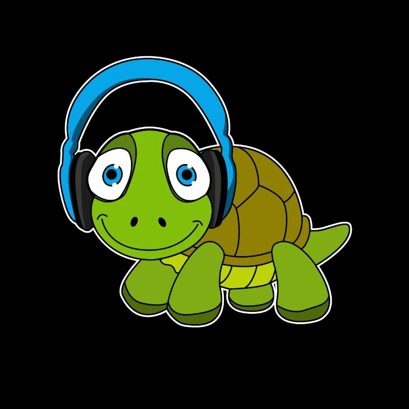 Turtle headphone beat kawaii gift idea