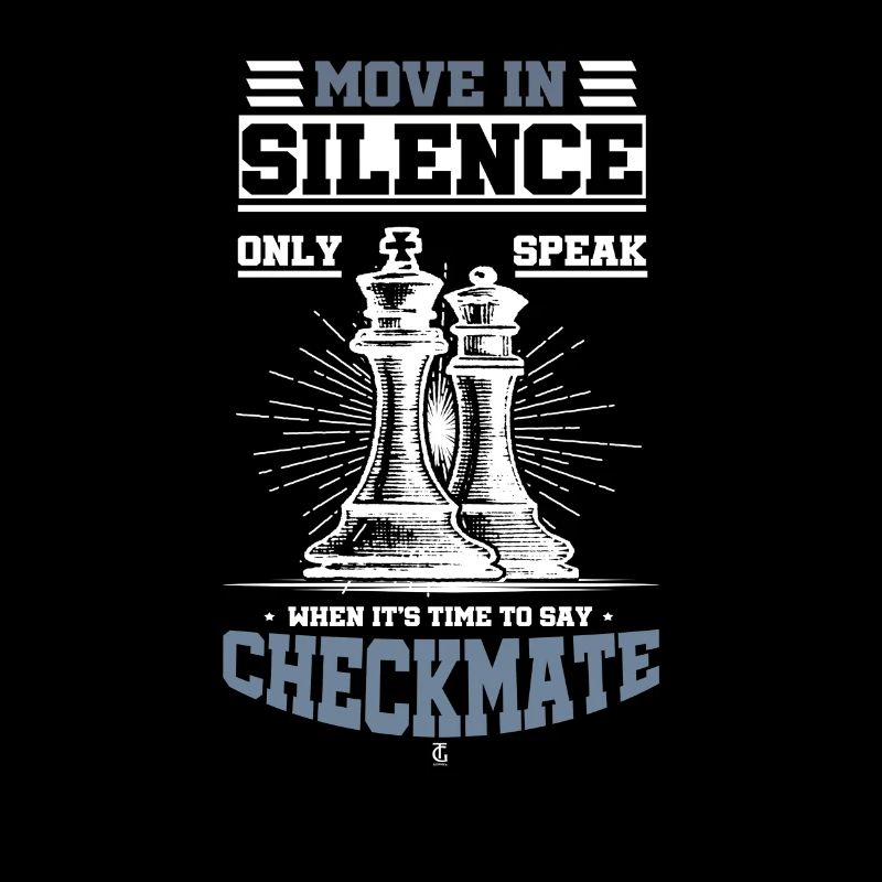 Move In Silence Only Parler aux échecs du compagnon
