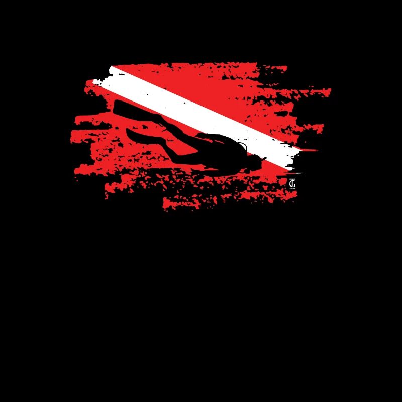 Diver Down Flag Plongée Sous-marine Surfer