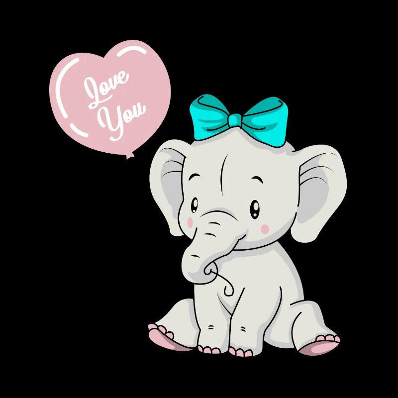 Baby Elefant Liebe Geschenk Geschenkidee