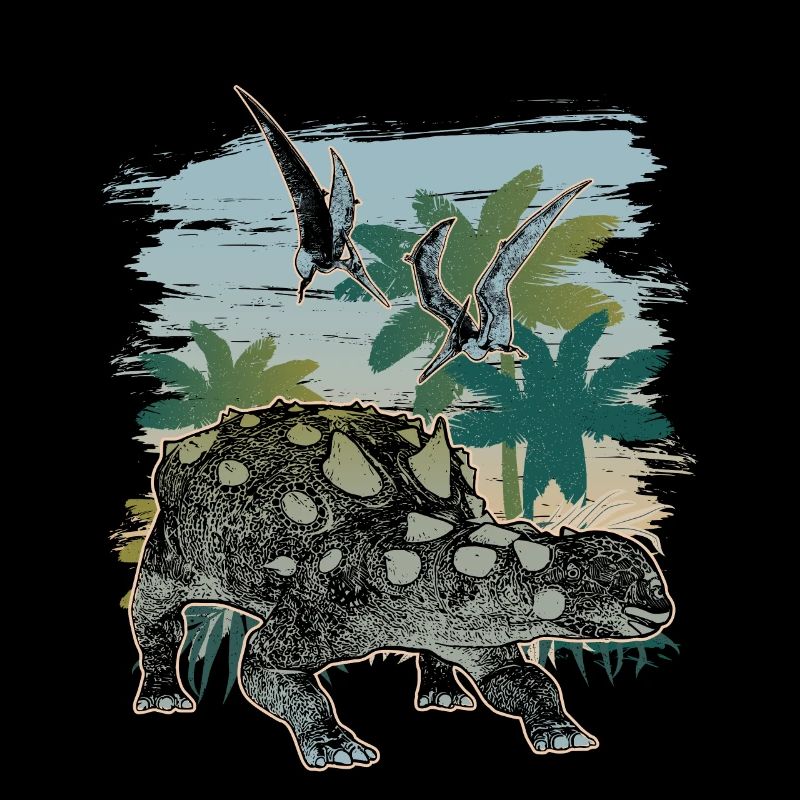 Herbivore de dinosaure Repitl Euoplocephalus