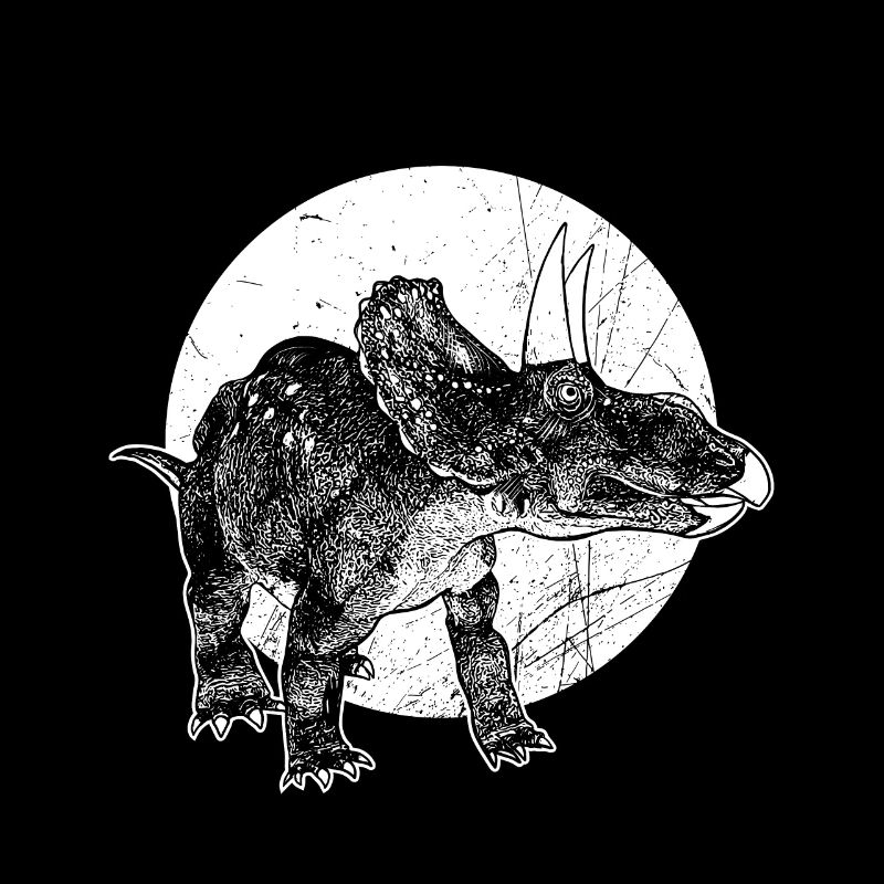 Diceratops Pflanzenfresser Dinosaurier Urzeit Idee