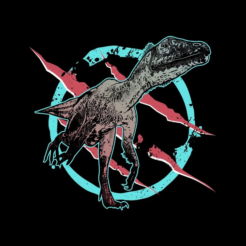 Hunter dinosaur Utharaptor hunter fossil wilderness
