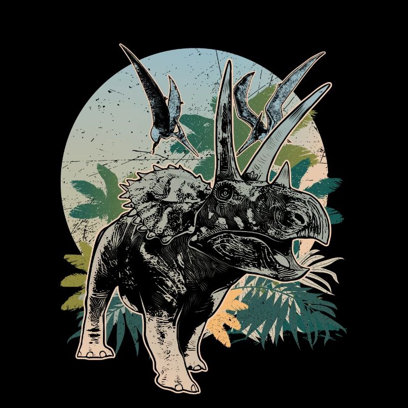 Coahuilaceratops Dinosaurier Fossil Reptil