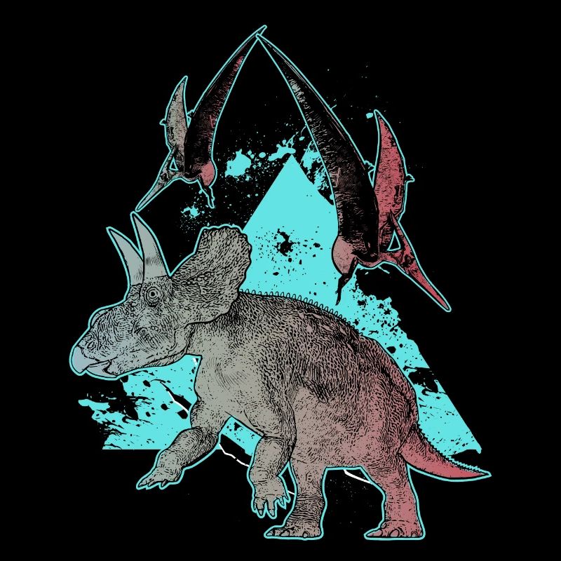 Diceratops prehistoric dinosaur fossil gift