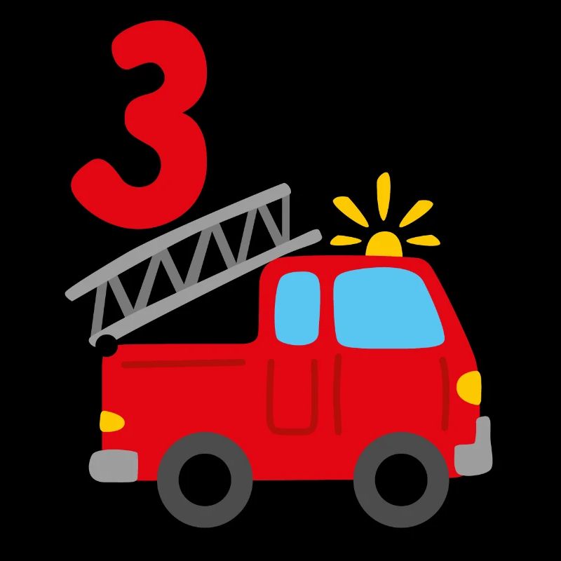 Camion de pompiers 3ème anniversaire