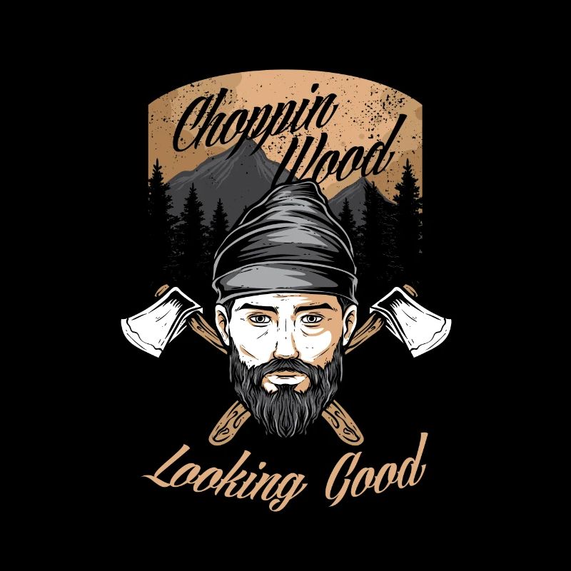 Forestry Lumberjack Logging Lumberman Choppin