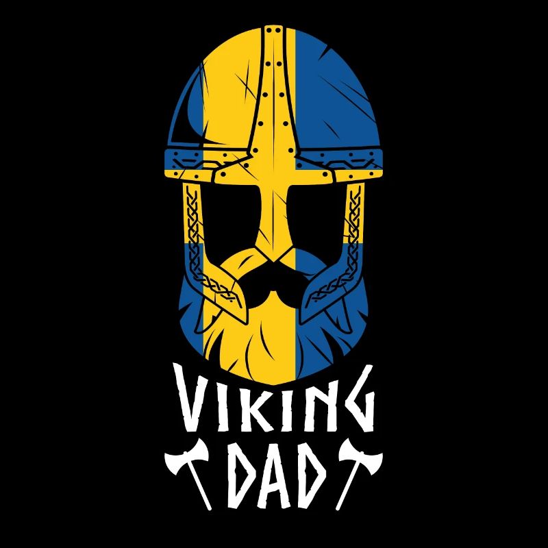 Viking Dad Schweden Bart Wikinger Mann Geschenk