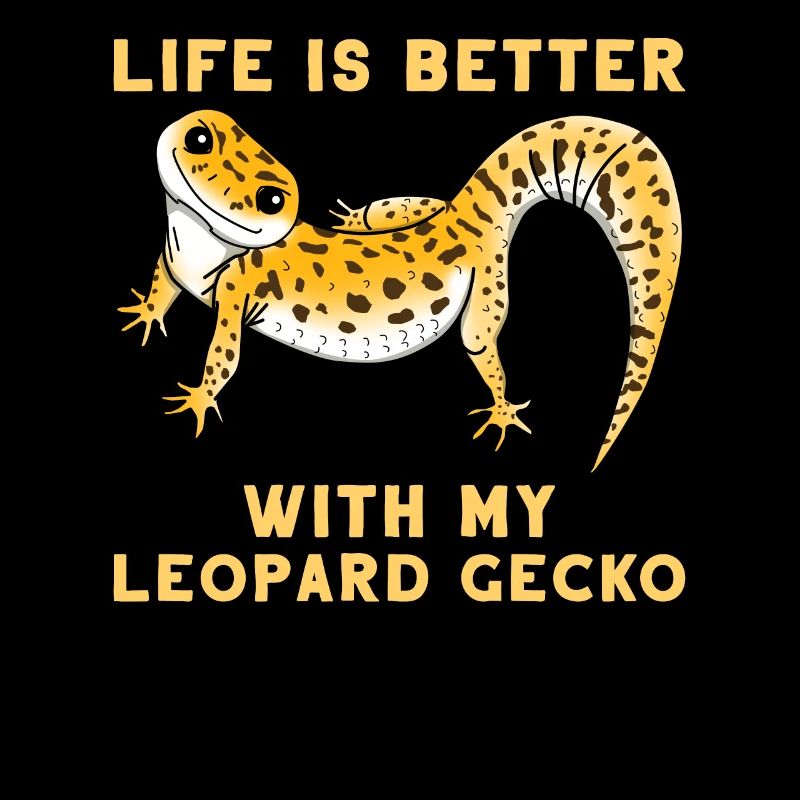 Gecko Leopard Lizard Reptile Pet Gift