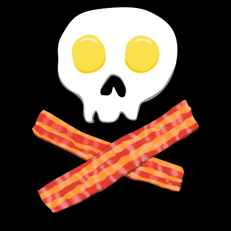 Speck Frühstück Eier Lebensmittel Ei Geschenk