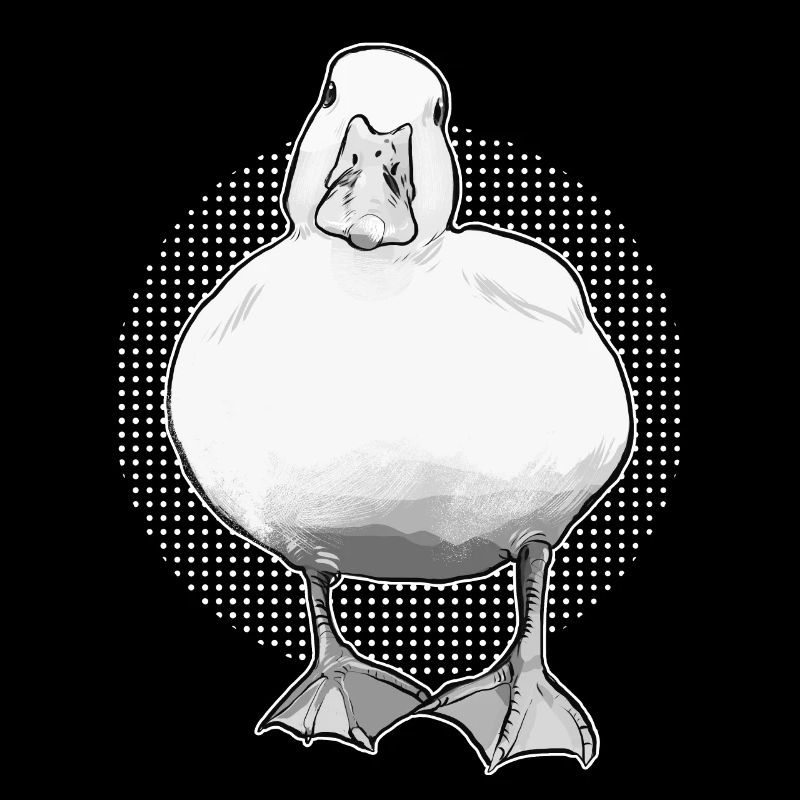 Canard drôle d'animal
