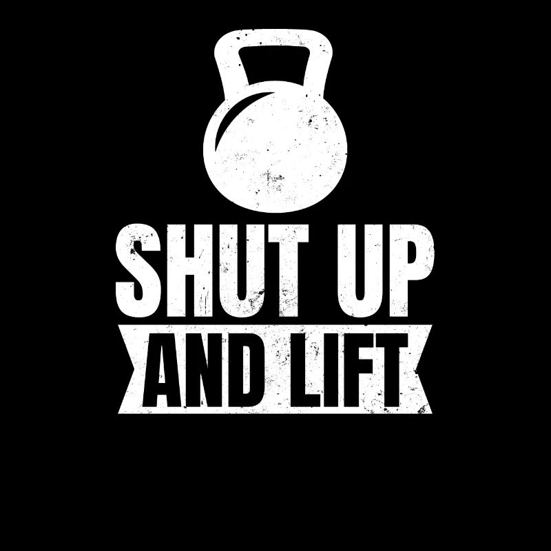 Kettlebell Halt die Schnauze und heben Geschenk