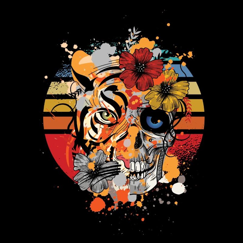 Spanischer Halloween-Schädel-Toter Tagestod Spanien