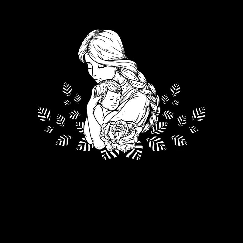 Mutter und Baby schöne Mutter Tagesgeschenk