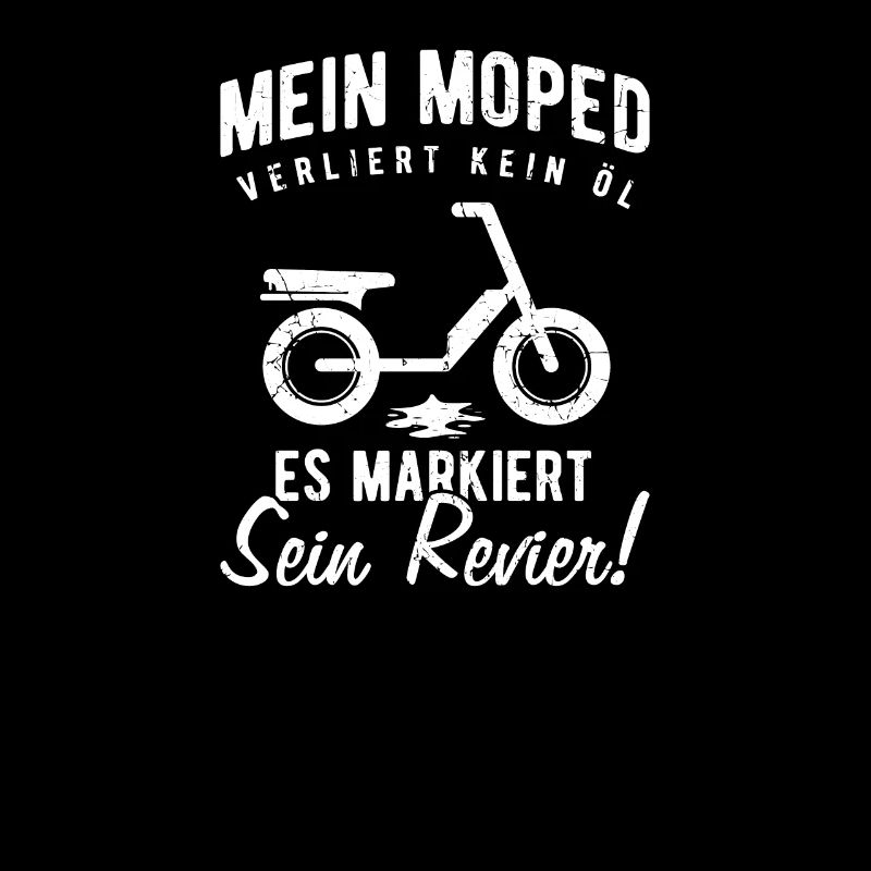 Lustiges Moped Mofa Sprüche Geschenk T-Shirt