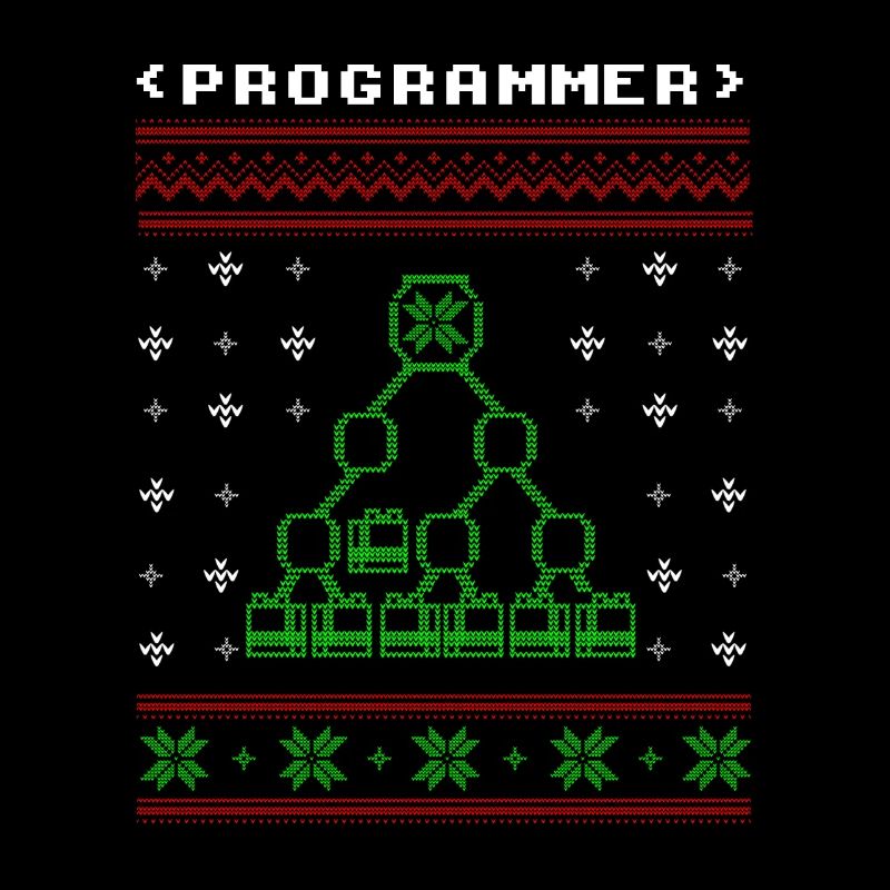 Programmeur ordinateur cadeau de chandail de Noël laid
