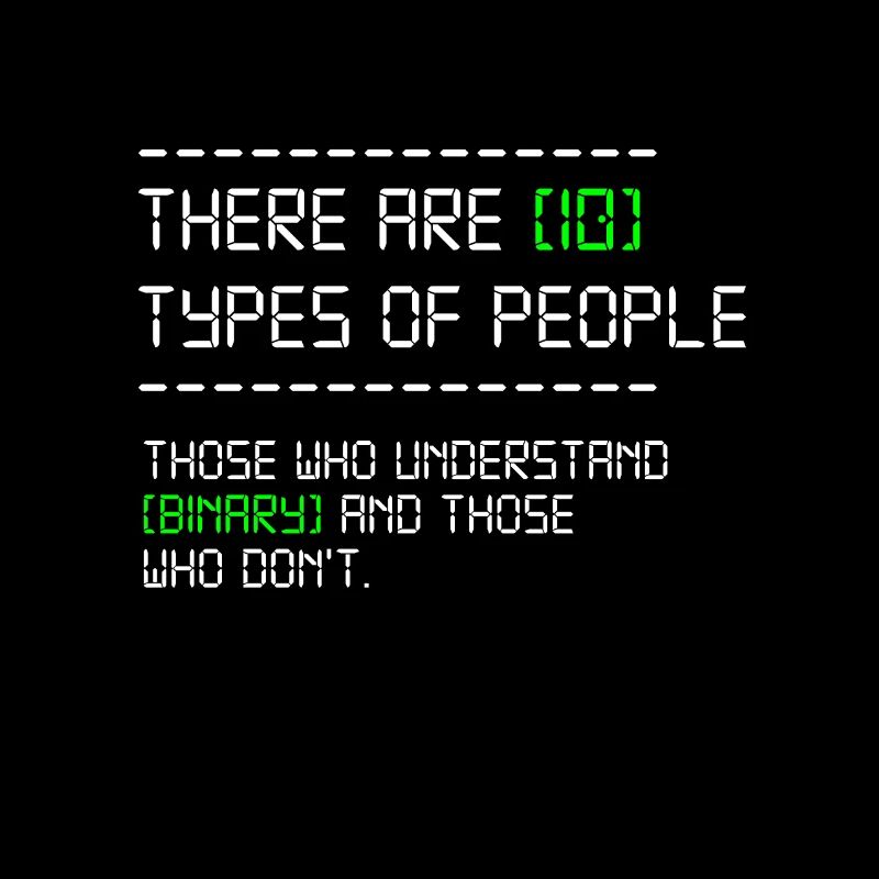 10 Arten von Menschen Programmierer Coder Entwickler Geschenk