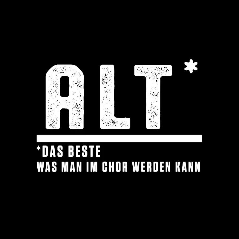Alt Chor Chorsänger Chorleiter Chorsingen Geschenk