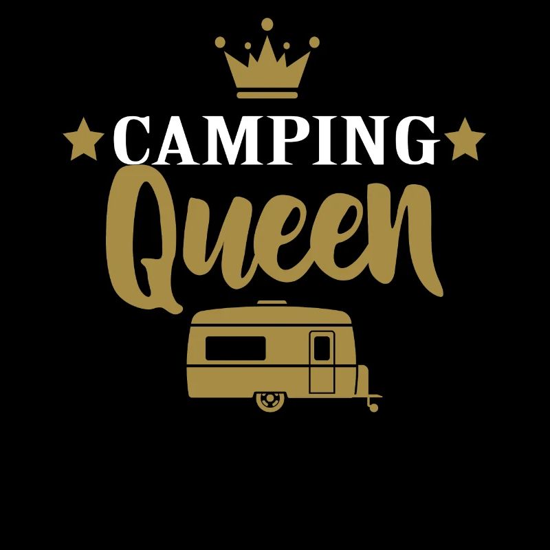 Camper Camping Queen Partnerlook Geschenk
