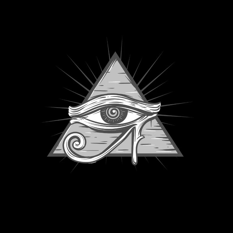 Illuminati Triangle Masonic Symbol Conspiracy Gift