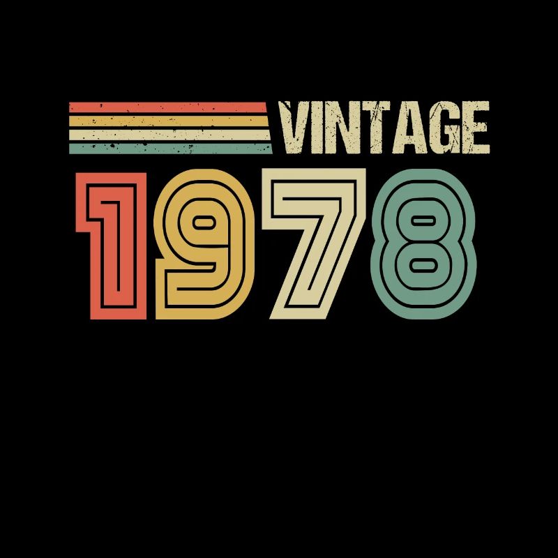 44. Geburtstag 1978 Vintage Geburtstagsgeschenk