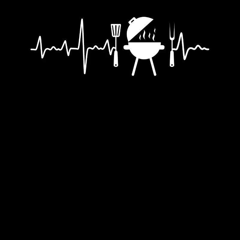 Grilling Heartbeat Grill Party Grill Master ECG