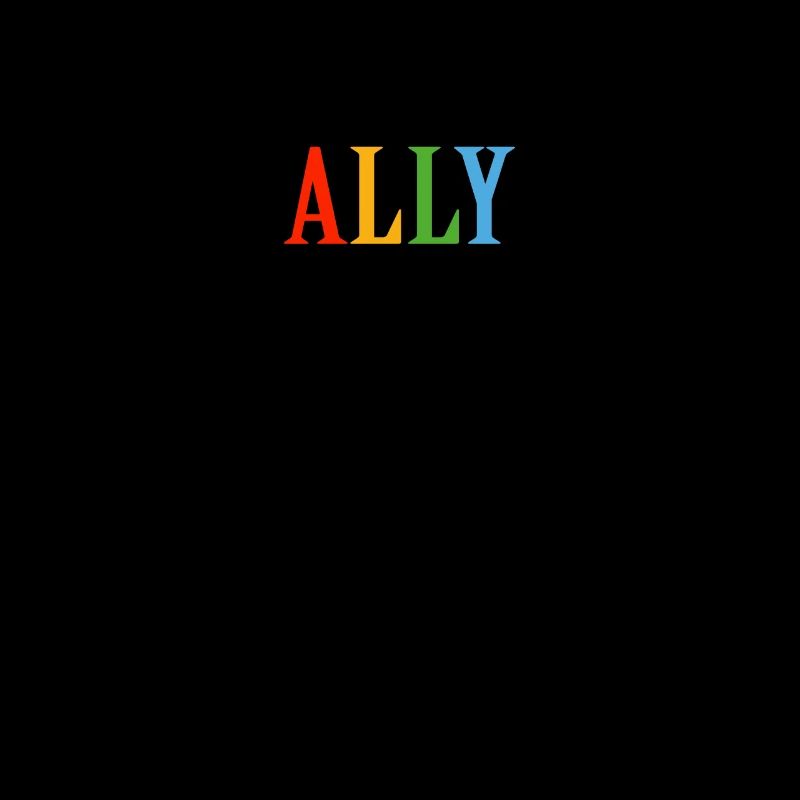 Ally LGBT Pride Arc-en-ciel coloré CSD Fierté Gay