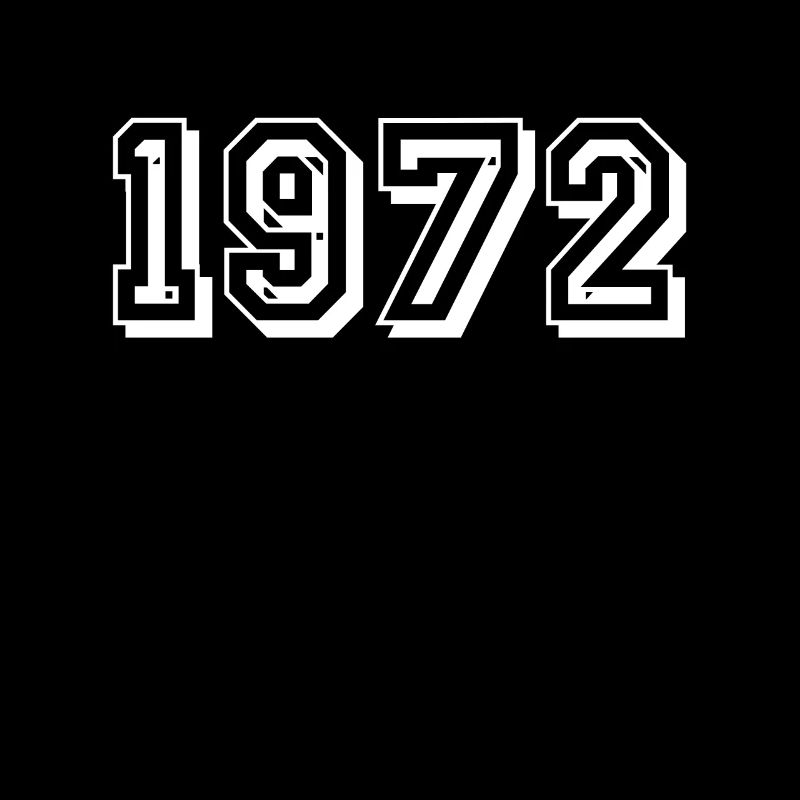 50ème anniversaire 1972 Rétro 50 ans millésime