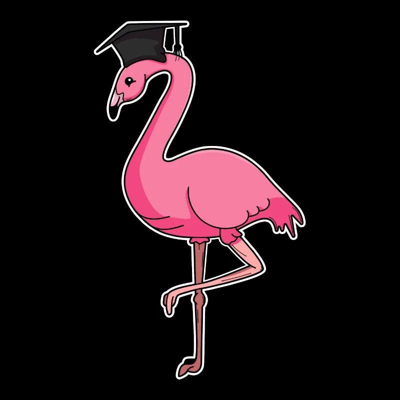 Flamingo Schulabschluss Diplom Abitur