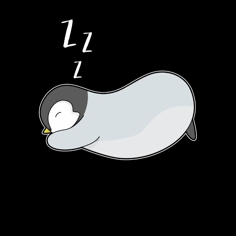 Penguin sleep emperor penguin tired